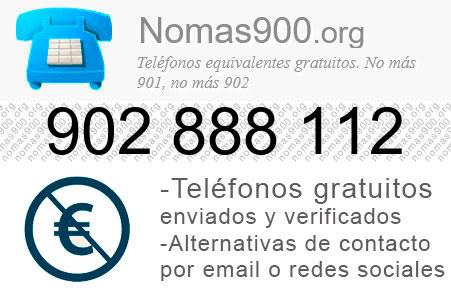 Teléfono 902888112