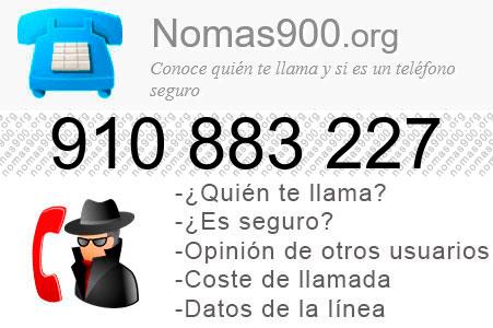 Teléfono 910883227