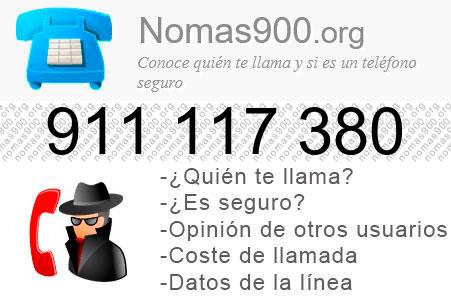 Teléfono 911117380