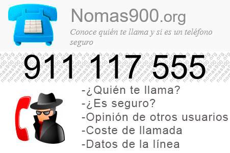 Teléfono 911117555