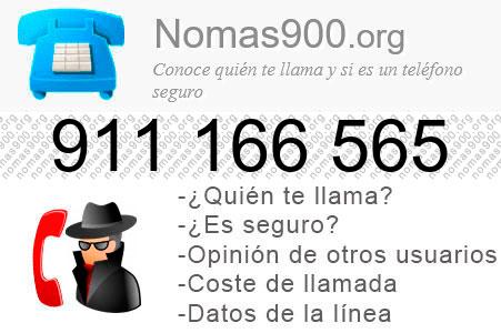 Teléfono 911166565