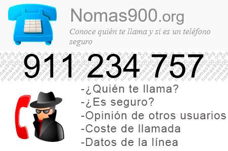 Teléfono 911234757