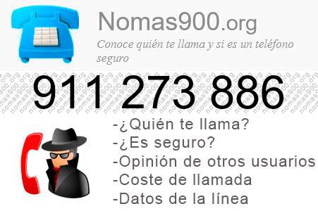 Teléfono 911273886