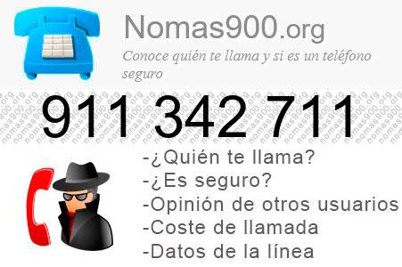 Teléfono 911342711