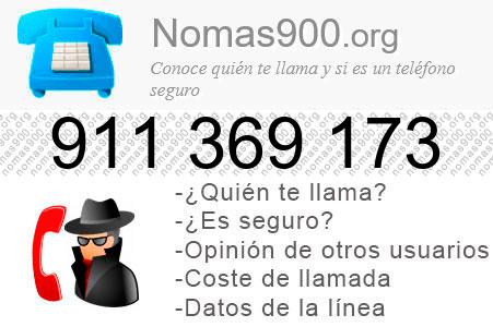 Teléfono 911369173