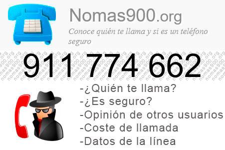 Teléfono 911774662