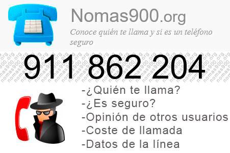 Teléfono 911862204