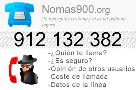 Teléfono 912132382