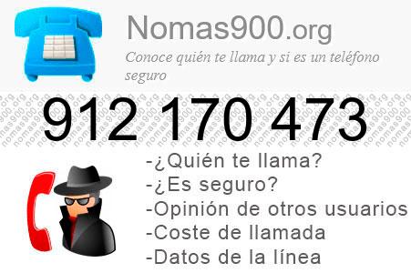 Teléfono 912170473