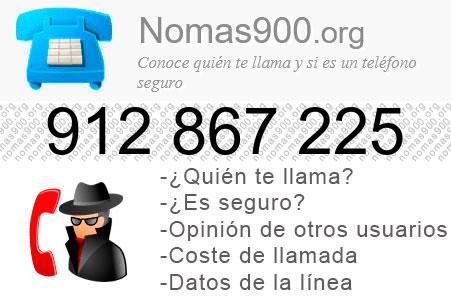 Teléfono 912867225