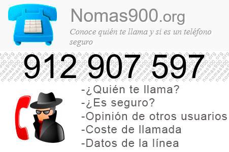 Teléfono 912907597