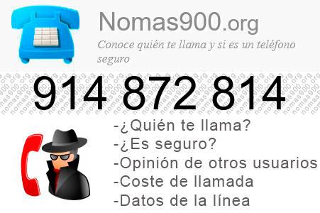 Teléfono 914872814