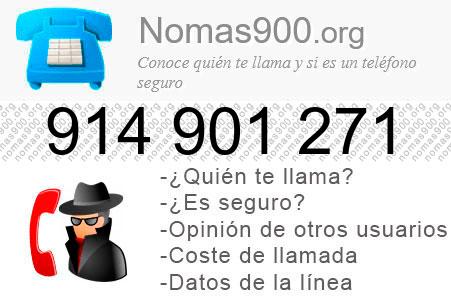 Teléfono 914901271