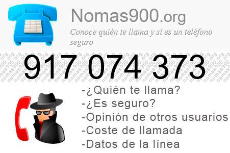 Teléfono 917074373