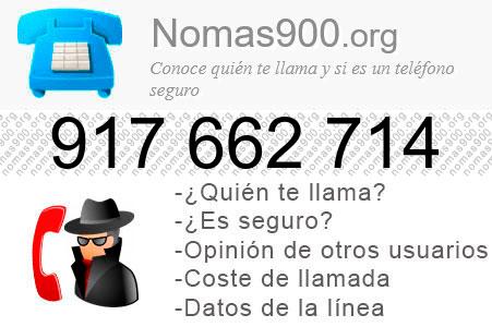 Teléfono 917662714