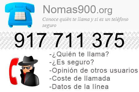 Teléfono 917711375