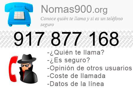 Teléfono 917877168