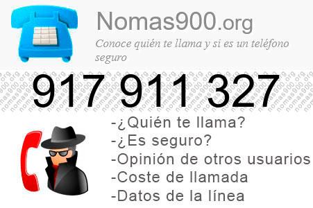 Teléfono 917911327