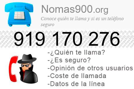 Teléfono 919170276