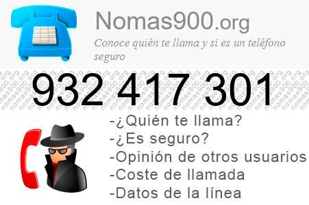 Teléfono 932417301