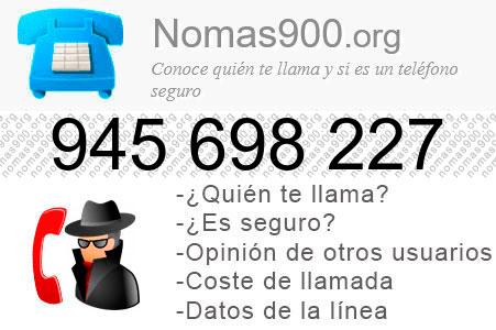 Teléfono 945698227