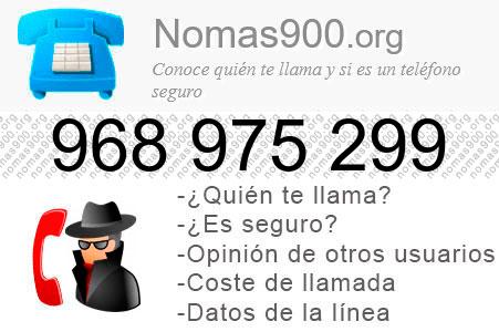 Teléfono 968975299