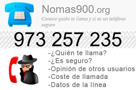 Teléfono 973257235