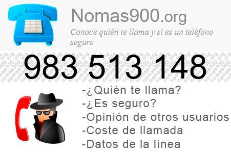 Teléfono 983513148