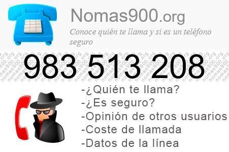 Teléfono 983513208