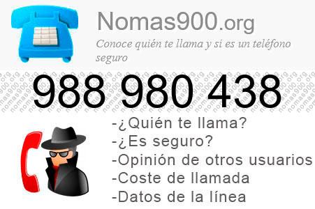 Teléfono 988980438